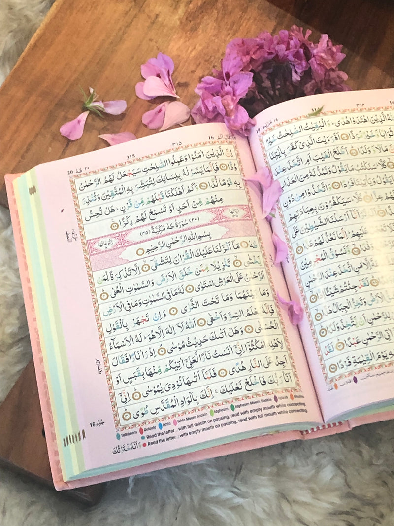 The Holy Quran (15 line)Tajweed Quran (Indo-Pak) | Pink