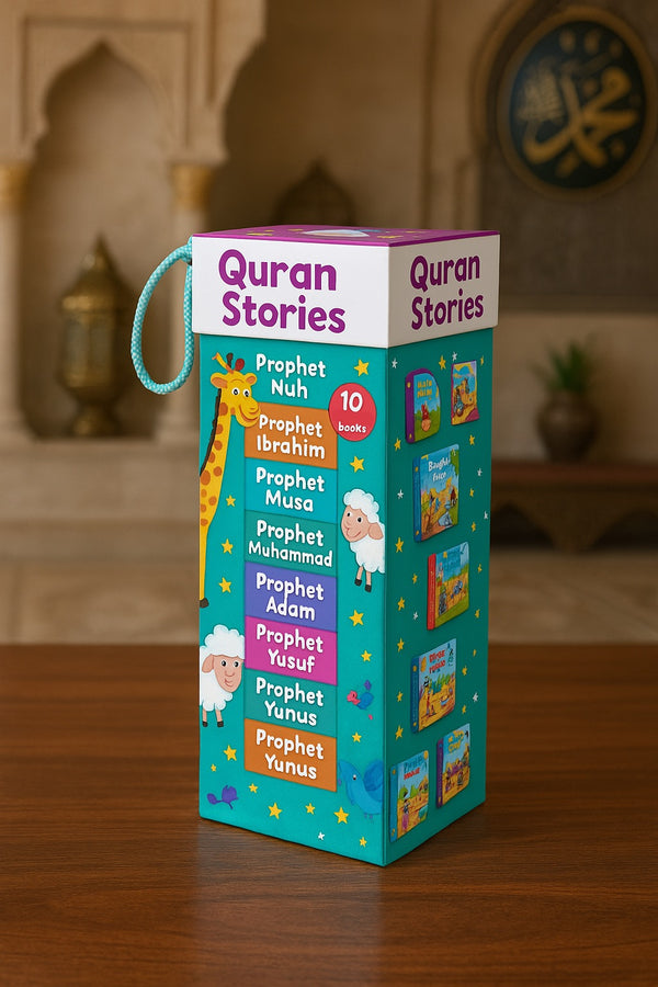 Quran Stories Book Tower (Set Of 10 Chunky Board Books)