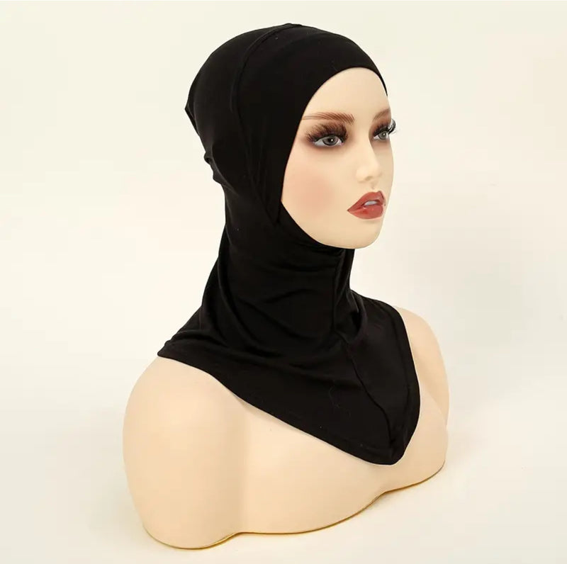 Elastic beanie hijab