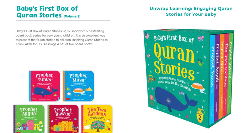Baby’s First Box of Quran Stories - Volume 2