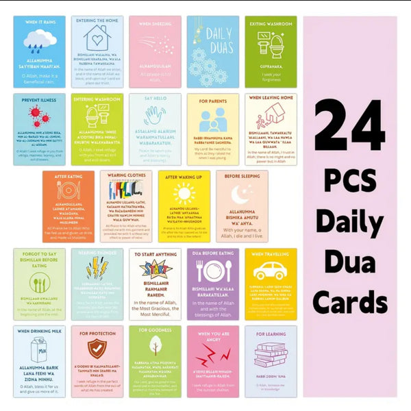 Daily Dua cards (24pcs)