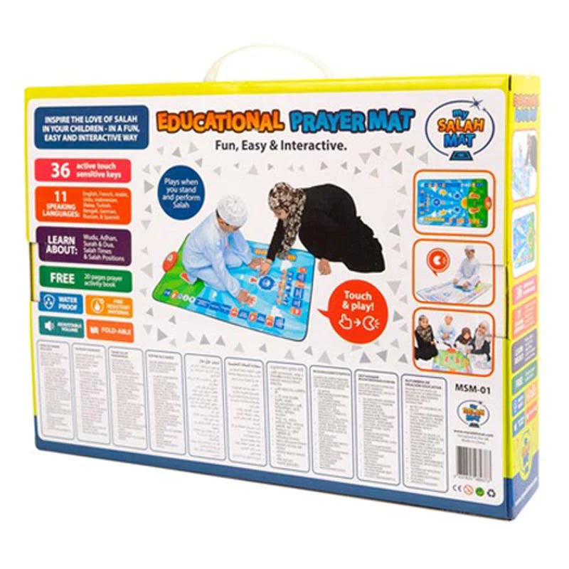 Interactive Educational Prayer Mat - My Salah Mat (Kids Version)