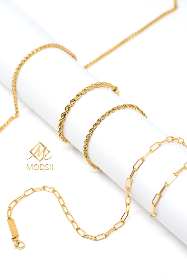 ROPE BRACELET 18K GOLD PLATED | WOMEN