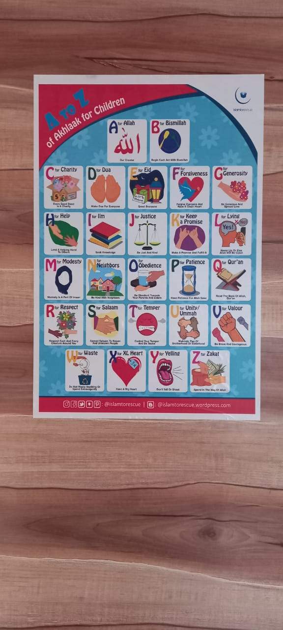 A to Z of Akhlaaq for Children Poster