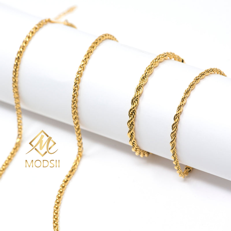 ROPE BRACELET 18K GOLD PLATED | WOMEN