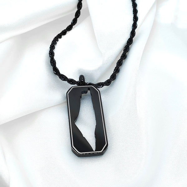 Palestine Tag Necklace | Mens