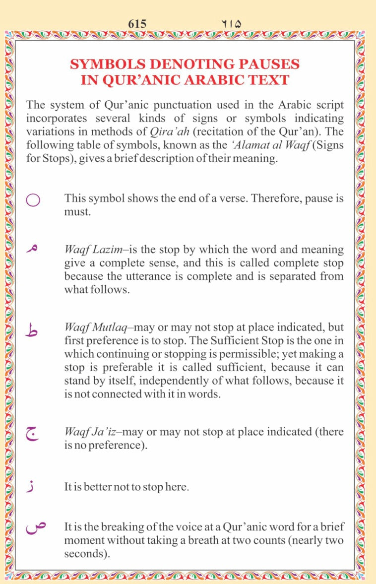 The Holy Quran color coded tajweed Rules (Indo-Pak)